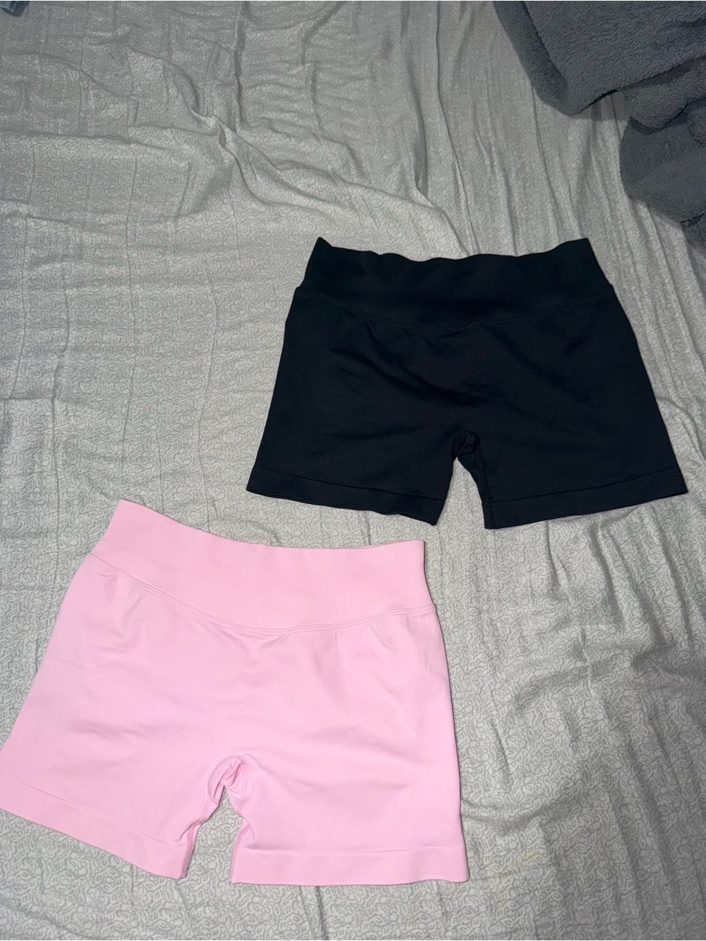 Women’s High-Waist Active Shorts - Black & Pink